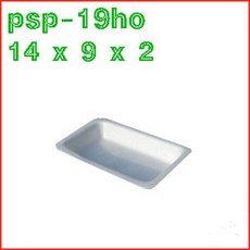 psp -19ho/ 단무지 김치 반찬 포장 일회용 접시 떡 담는 스티로폼 용기 분식 사각 그릇 중국집 일회용기 순대 피클 야채 트레이 양념 반찬통 떡접시 강아지 고양이 사료 앞접시, 1개, 1개