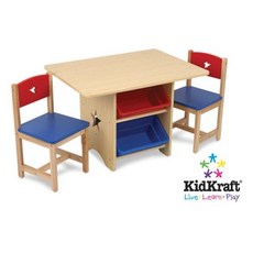 기본 상자가있는 KidKraft 별표 및 의자 세트 - 26912, 본상품선택