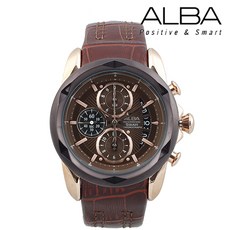 세이코 알바 SIGN A 크로노그라프 남성 손목시계 AF8P18X1