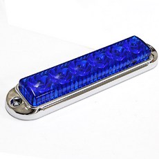 하이브리딩 화물차 6LED 램프 시그널램프 차폭등, 24V 블루, 1개