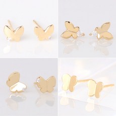 14k나비귀걸이