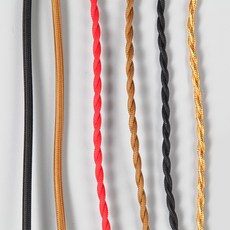 칼라천선_2type/4color(1M), 꽈베기칼라천선_브라운