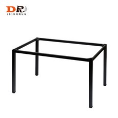 도리퍼니처 40각 1200*750 프레임 / DIY 철제 다리 카페 커피숍 가구 다리 입식 식탁 테이블, 블랙