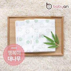 [베이비앙] 국내산 무형광 천기저귀&가제손수건&40수 아기목욕타올(오후5시이전 주문건 다음날도착), 26_대나무(밤부) 행복이 사각 천기저귀 대형, 5개
