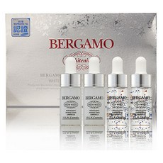 베르가모 스노우 화이트 퍼팩션 앰플 세트 13mx4 미백 노화방지화장품, 20개, 13ml