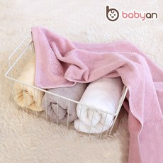 [베이비앙] 국내산 무형광 천기저귀&가제손수건&40수 아기목욕타올(오후5시이전 주문건 다음날도착), 38_심볼 40수 목욕타올 로즈쿼츠, 1개