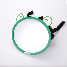 에어보스 차량용 안전 후방거울(Frog), 그린(개구리), 1개