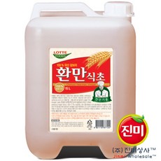 롯데푸드 환만식초 15L 대용량 말통 식자재 업소, 1개