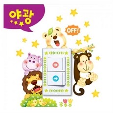 ㈜환타스틱스 다용도 스위치커버 스티커 숲속2 FDT-88007