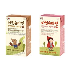 남양 아인슈타인 천연DHA우유120mlx48팩(초코24팩+딸기24팩), 48팩, 120ml