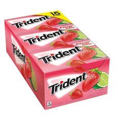 Trident 트리덴트 아일랜드 베리라임 무설탕껌 15개입(1박스), 1개