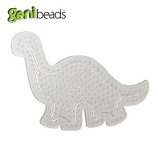 지니비즈(GENIBEADS) 멀티투명 뉴소년모양판, 멀티투명 공룡모양판, 1개