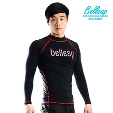 벨리프 남자 수영복 상의 체형커버 빅사이즈 심플 래쉬가드 긴팔, R0503