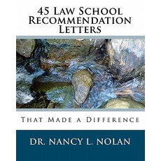 45 Law School Recommendation Letters That Made a Difference Paperback, Magnificent Milestones, Incorporated
