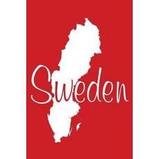 Sweden - Red Lined Notebook with Margins: 101 Pages Medium Ruled 6 X 9 Journal Soft Cover Paperback, Createspace Independent Publishing Platform