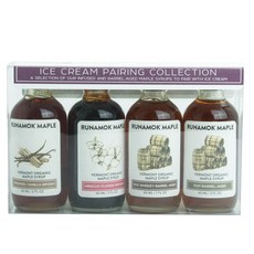 루나목메이플 버몬트 메이플 시럽 아이스 크림 페어링 콜렉션, 4개, 60ml
