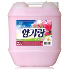 향기랑 섬유유연제 (핑크), 20L, 1개