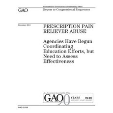 Prescription Pain Reliever Abuse: Agencies Have Begun Coordinating Education Efforts But Need to Asse..., Createspace Independent Publishing Platform