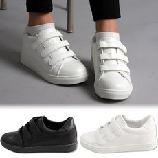라라컴퍼니 여자 벨크로슈즈 커플화 키높이스니커즈 7cm