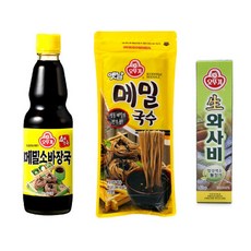 오뚜기 메밀소바세트(소바장국+메밀국수+생와사비), 1세트