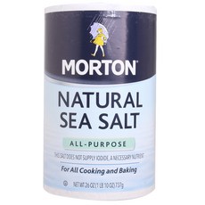 Morton 내추럴 씨 솔트 올-퍼포스, 737g, 1개