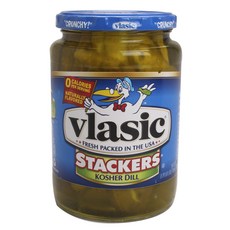 Vlasic 스태커 코셔 딜 클래식 테이스트, 1개, 710ml