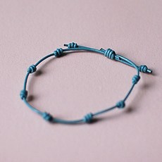 솔솔미 천연 소가죽 매듭 실팔찌 팔찌