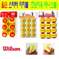 윌슨 초보자용 테니스볼(처음시작하는 아동용), 스폰지_6개입