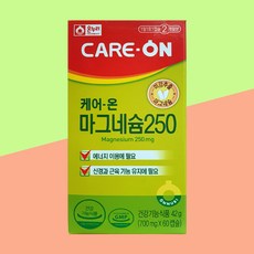 케어온 마그네슘250 60캡슐