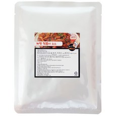 [두원식품] 짜장 떡볶이 소스 분말 (순한맛), 500g, 1개