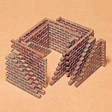 타미야 35스케일 Brick Wall Set 프라모델
