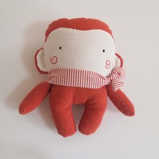 날아라미쎄스깡 이쁜몽키 오렌지레드 DIY 인형만들기 원숭이인형, 남여공용, 1개