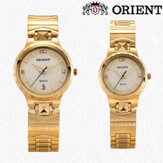 오리엔트 [Orient] [ORIENT]오리엔트 클래식정장 골드 사파이어 메탈밴드손목시계 무상AS