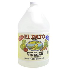 엘파토 식초 화이트 디스틸드 글루텐 프리, 1개, 3.785L