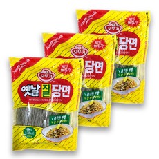 예이니종합물류 오뚜기 옛날자른당면 3개(500g*3개)잡채쫄면비빔칼국수 즉석간편요리식품, 500g, 3개
