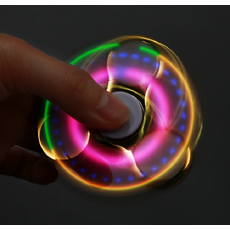 정품 LED 스피너 안전인증 핸드스피너 피젯, LED스피너(색상랜덤)