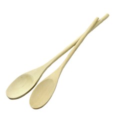 Chef Craft 나무 볶음 스푼 솔리드 2종 세트, Wood, 1개