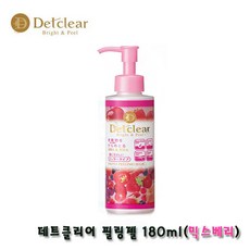 데트클리어 브라이트 앤필 필링젤180ml(믹스베리향) 각질제거제, 1개, 180ml
