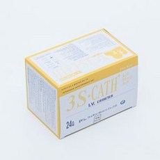 덕우메디칼 정맥카테타(I.V Catheter) 24G 19mm (1박스 50개), 1개