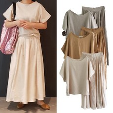 린넨스커트세트