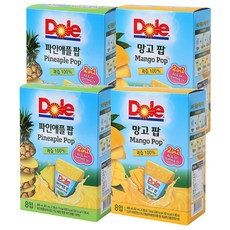 돌 얼려먹는 망고팝 + 파인애플팝, 64팩, 62ml