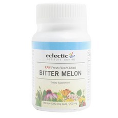 에클렉틱인스티튜트 로우 프레시 프리즈 드라이드 비터 멜론 200mg Non-GMO 베지 캡, 90개입, 1개
