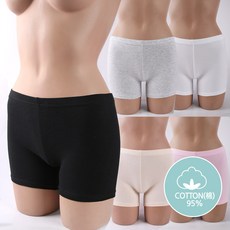 이너퀸 프리미엄 면스판속바지 2부 M~4XL 9003