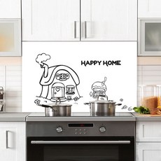 주방아트보드흰색