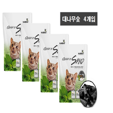 카르마 퀸오브샌드 두부모래 대나무숯 3kgX4개 고양이모래.배변모래