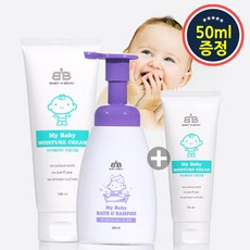 BNB 베이비앤뷰 뷰앤뷰 아기 수분크림180ml +베스앤샴푸 수분크림 50ml 증정 크림, 1개