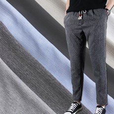 변필남 테슬 빅사이즈 린넨 밴딩팬츠(DJ 보카시린넨)