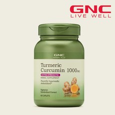 GNC 강황 투메릭커큐민1000mg 60캡슐, 1개, 60정