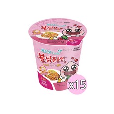 삼양 컵 까르보 불닭볶음면 80g, 15개
