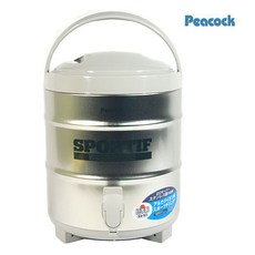 Peacock 일본피코크 워터저그(INS-80)실버 보온보냉물병 아이스물통 스테인레스